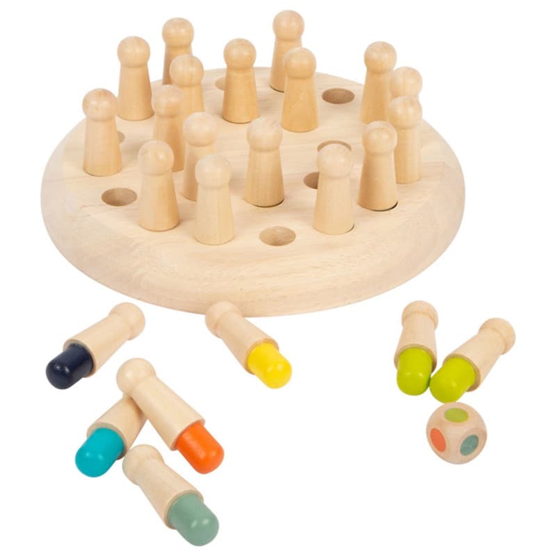 Small Foot - Wooden Color Memo Game 11962