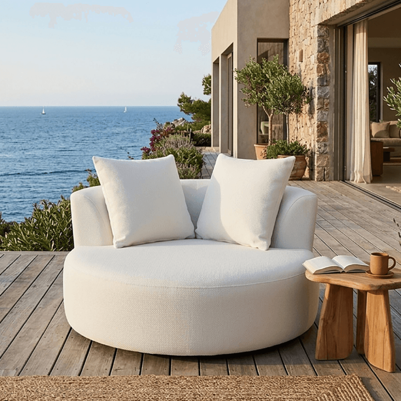 Le fauteuil d'extérieur - tissu imperméable -