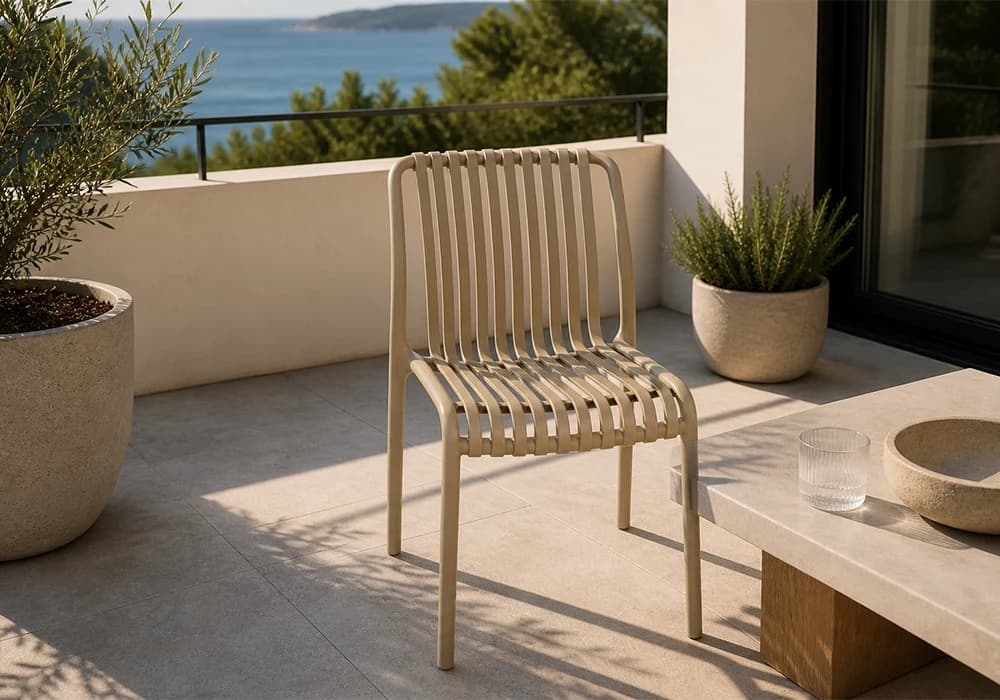 Chaise de Jardin BRIVO Beige