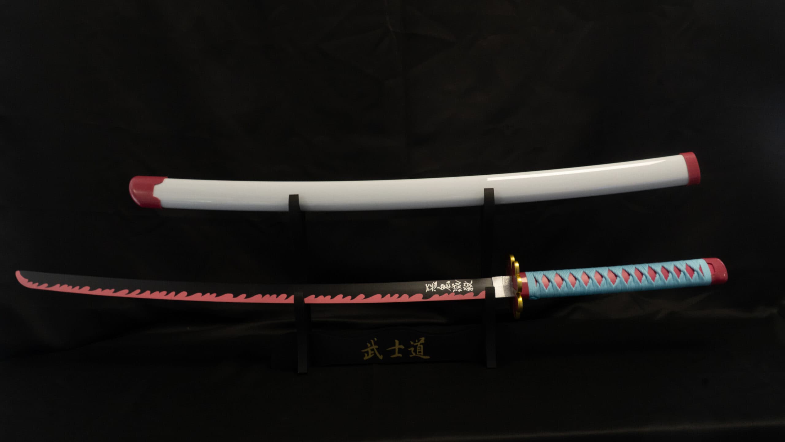 Katana en bambou - Inspiré du katana de Mitsuri Kanroji (Demon Slayer) - Image 5