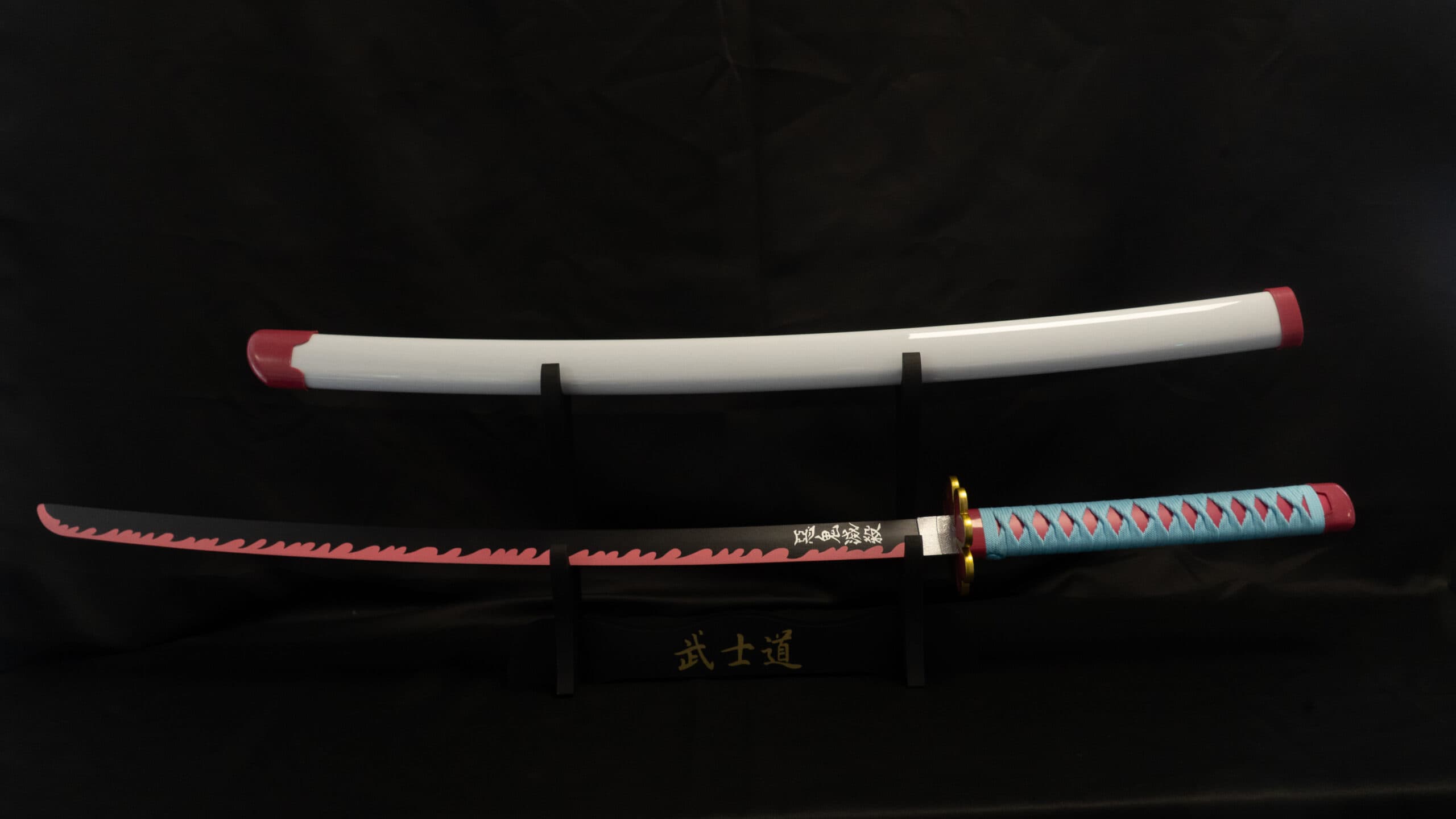 Katana en bambou - Inspiré du katana de Mitsuri Kanroji (Demon Slayer) - Image 2